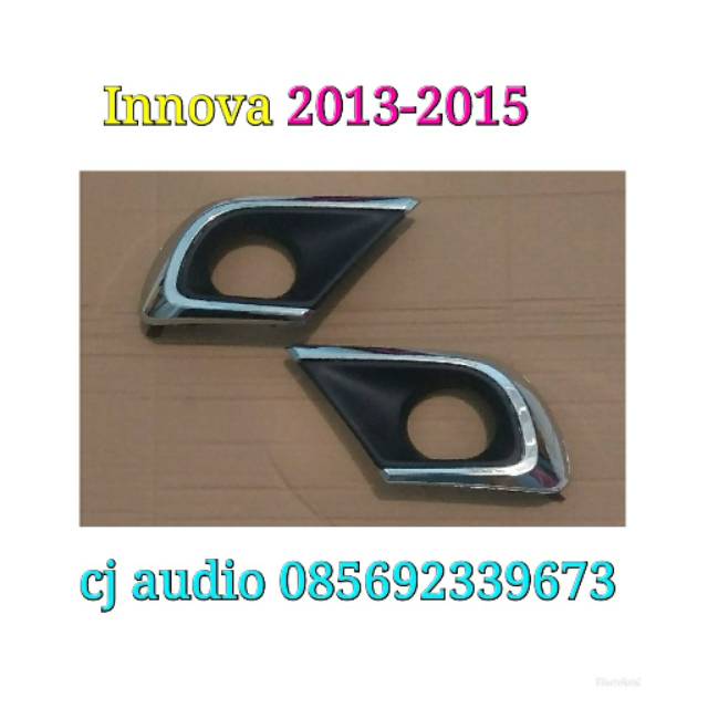 Cover tutup garnis fog lamp foglamp Toyota Innova 2013 2014 2015