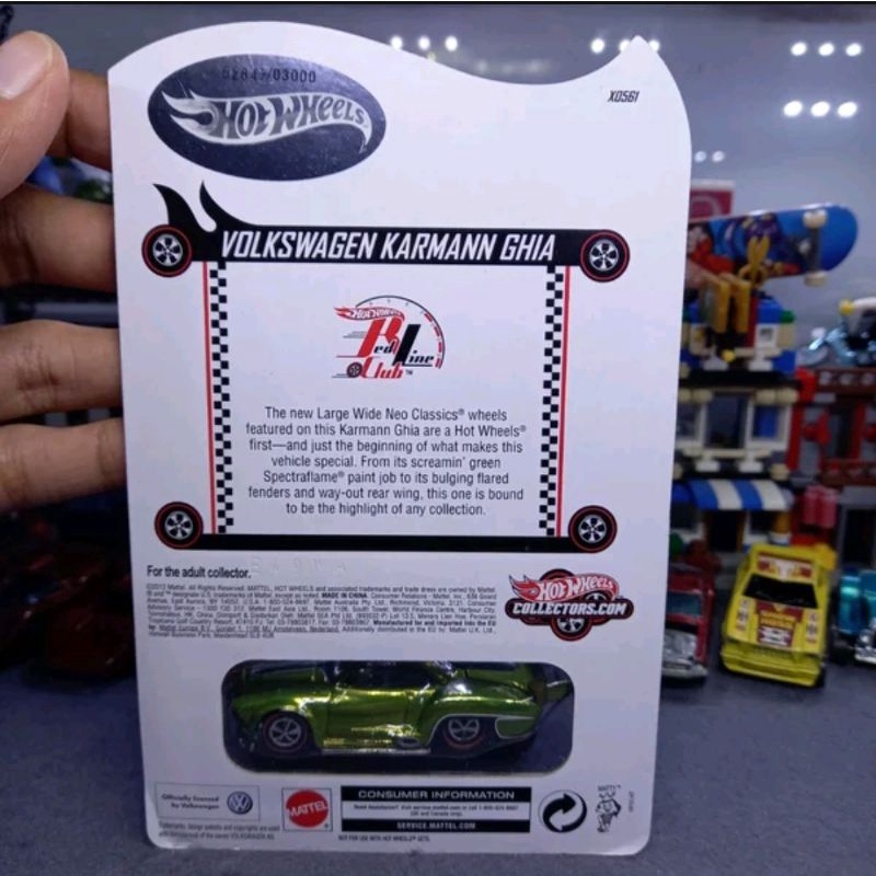 hotwheels volkswagen karmaan red limited edition