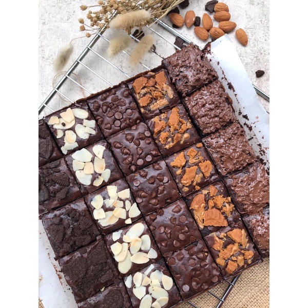 

Fudgy Brownies nyoklat // Brownies Coklat // Fudgy Brownies