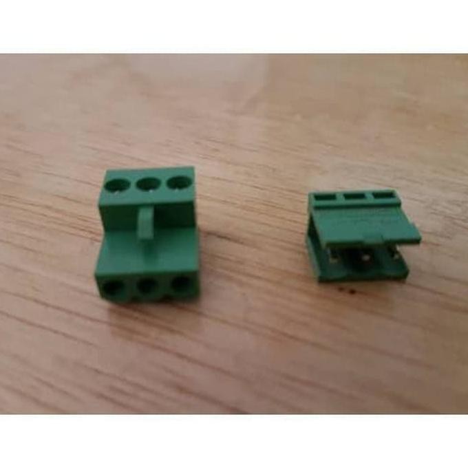 Ht3.96 Green Ht3.96Mm 3P Lurus Terminal Block Connector Ht396 Pair Iseeu773 Buru Order