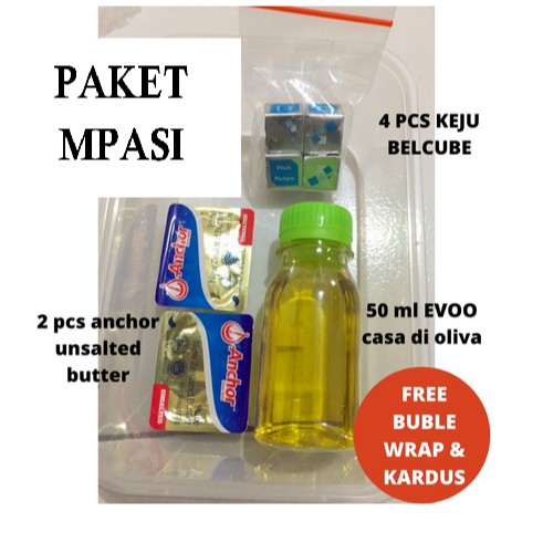 

MURAH BANGET ! Paket MPASI mini belcube Anchor EVOO babybel mazola elle&vire