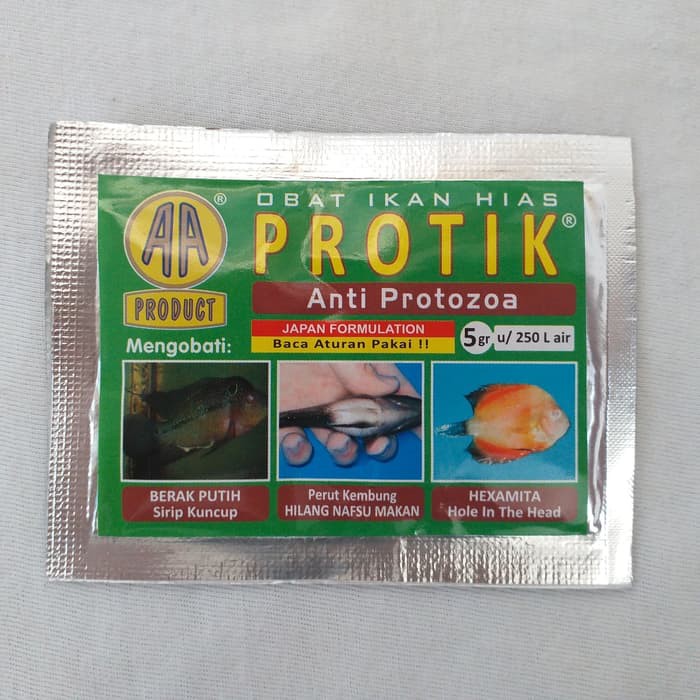 Obat Ikan Hias PROTIK Anti Protozoa Japan Formulation OKE***