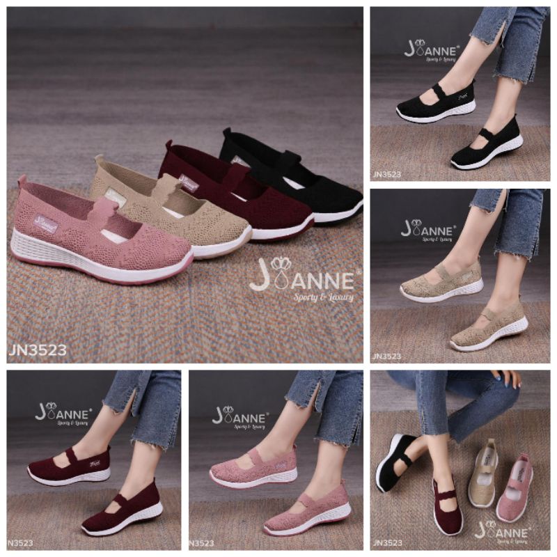 RESTOCK {ORIGINAL BRAND} JOANNE Flyknit Flats Shoes JN3523