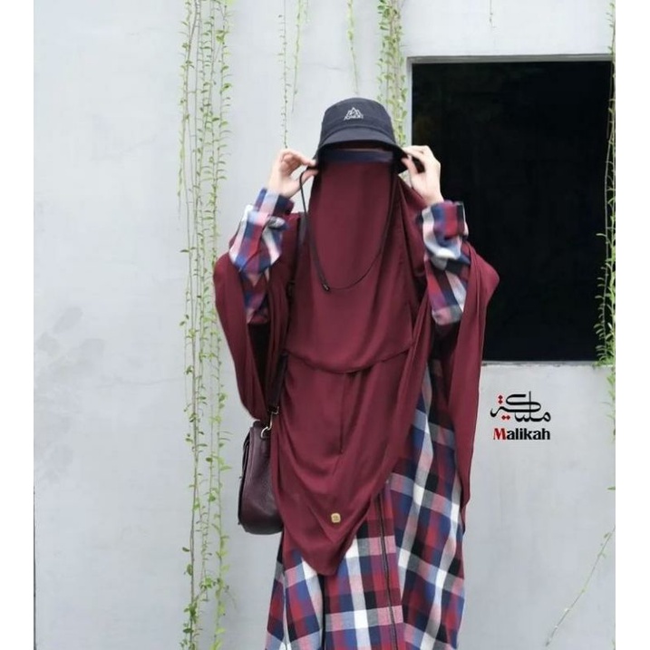 Amber gamis Red Blue By Malikah