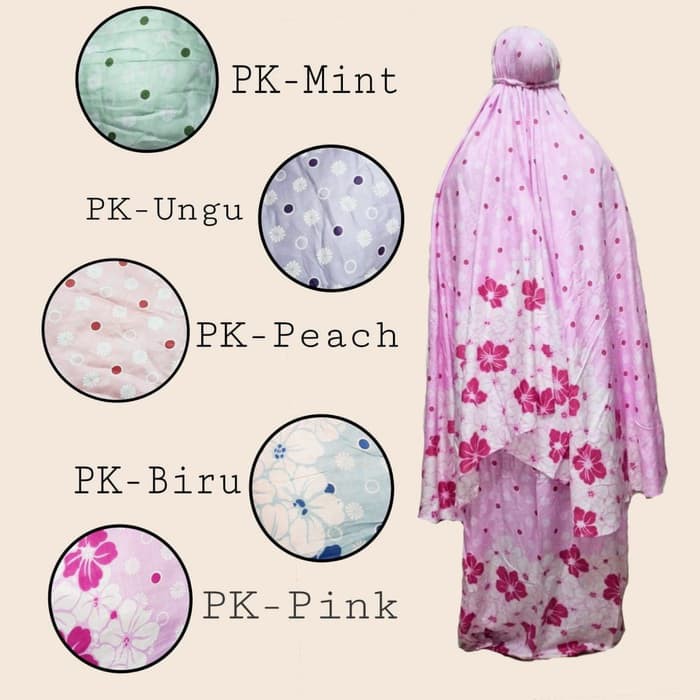 mukena katun bali / mukena murah /mukena nyaman dan adem