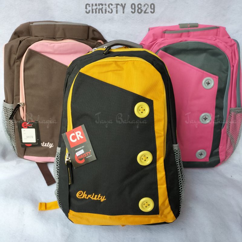 Ransel Wanita Remaja Christy Warna Tas Sekolah Perempuan Abg Cewek