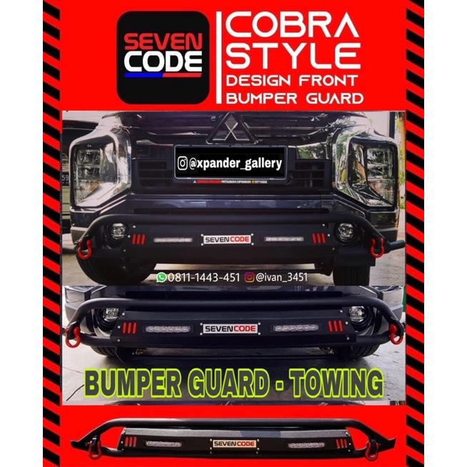 BUMPER GUARD - TOWING BAR TANDUK XPANDER