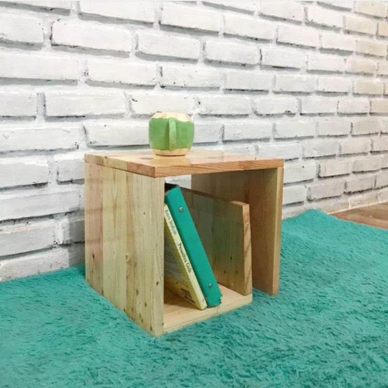 Nakas Kayu meja Kayu Kecil Jati Belanda