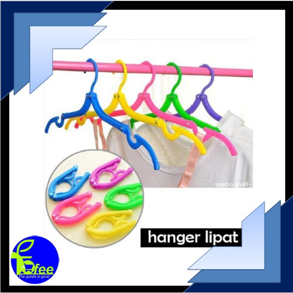 [IMPORT] - Hanger Lipat / Portable Hanger / Gantungan Bahan Plastik