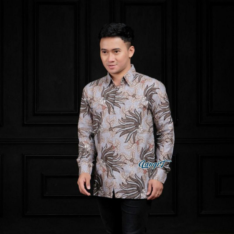 BAJU BATIK PRIA LENGEN PANJANG SIZE S M L XL XXL