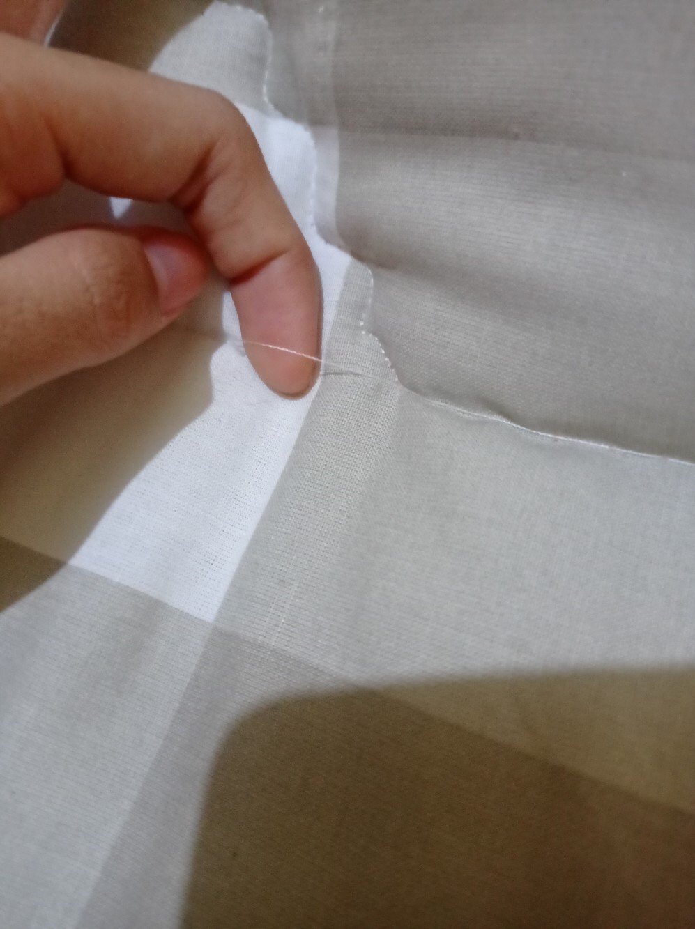 Bedcover Motif Kotak Emily Collection Katun Lokal Elbhe Uk Single| Uk 90x200 |uk 100x200 |uk 120x20