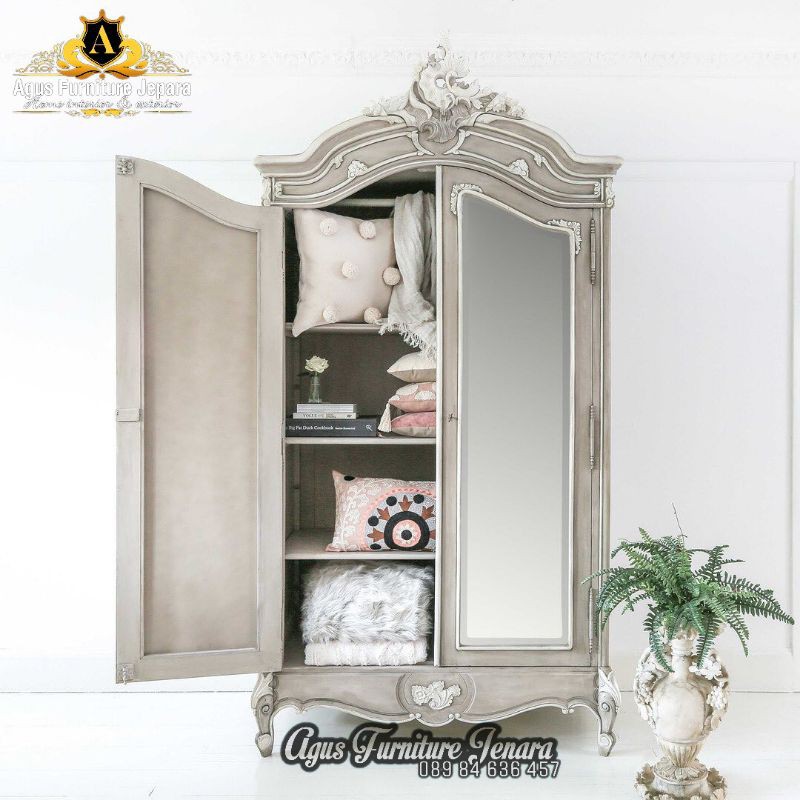 LEMARI PAKAIAN ITALY CLASIC (lemari pakaian lemari gantung)