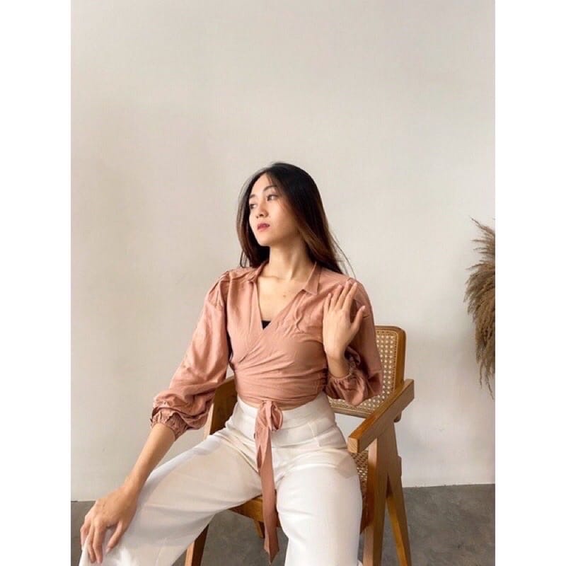 Angelie Wrap Top / Angel Wrap Top-5