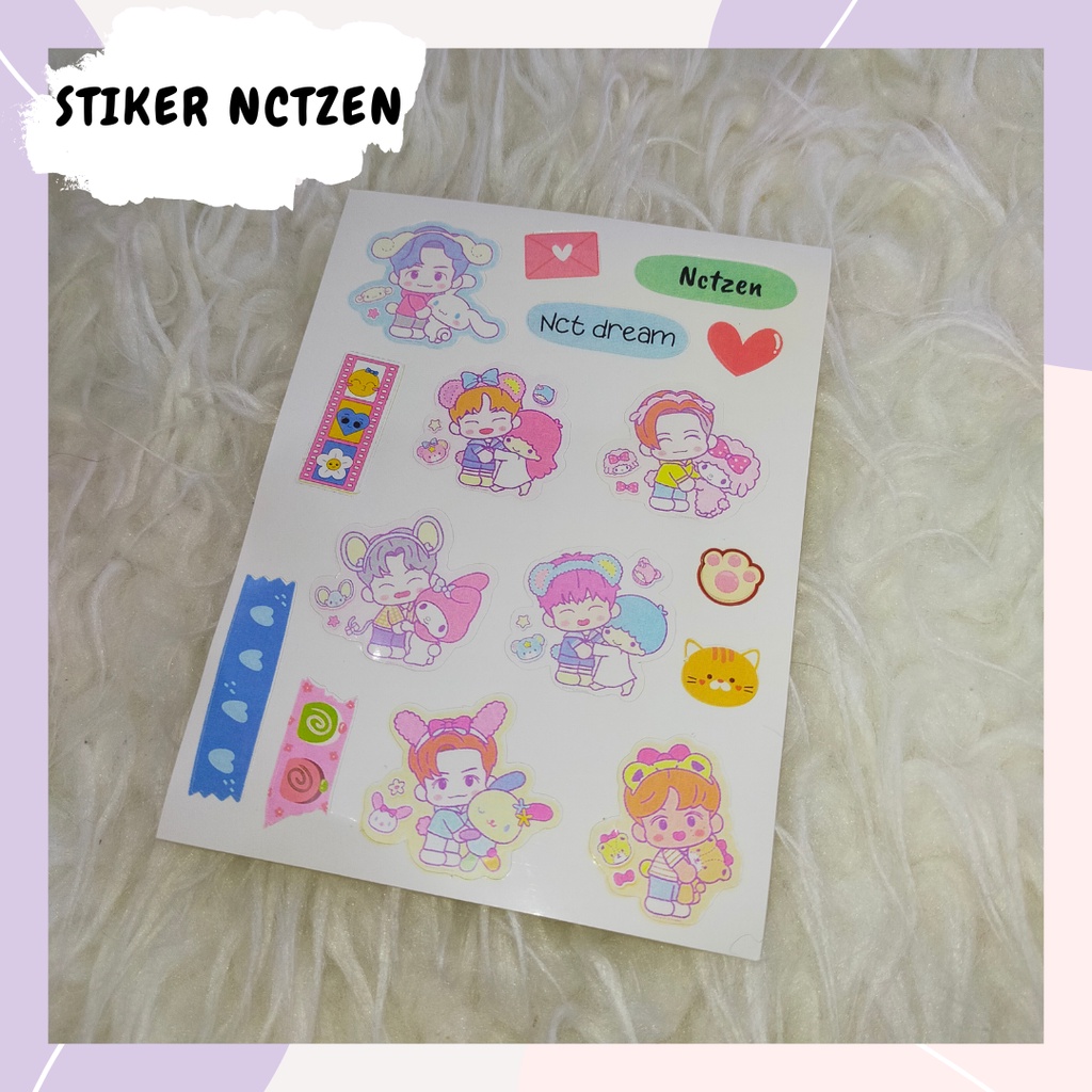 Stiker NCTzen 127 lucu karakter