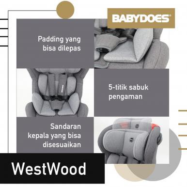 Car Seat Anak Baby Kursi Mobil Bayi Babydoes Westwood CH LB 873 SN/ Protect+ Ece R129/03