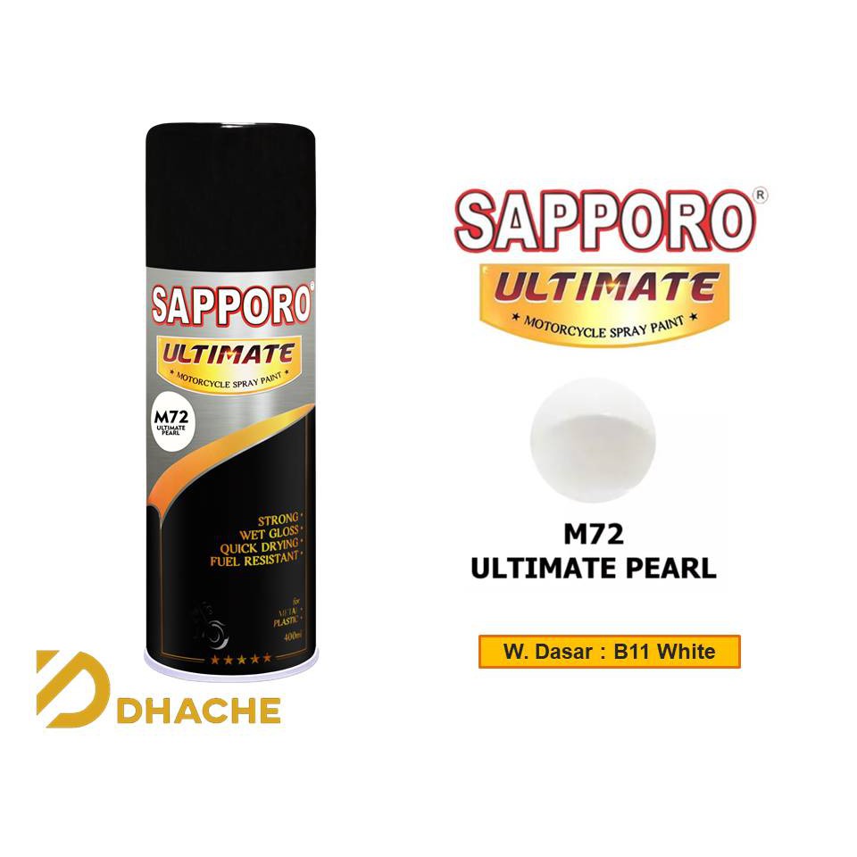 Cat Semprot Sapporo Ultimate M72 Ultimate Pearl / Sapporo Spray / Pilok / Pylox