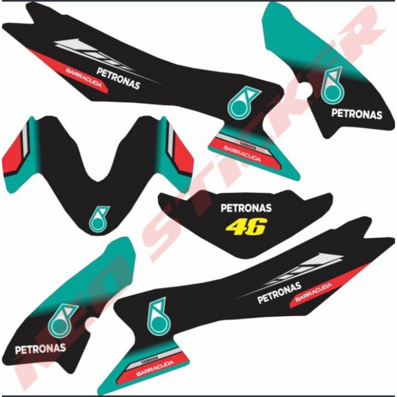Sticker Yamaha Gear 125 2020 Fullbody Petronas