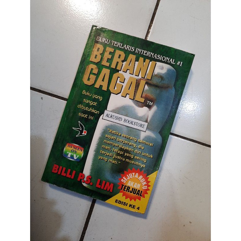 

Buku Original - Berani Gagal - Billi P.S. Lim