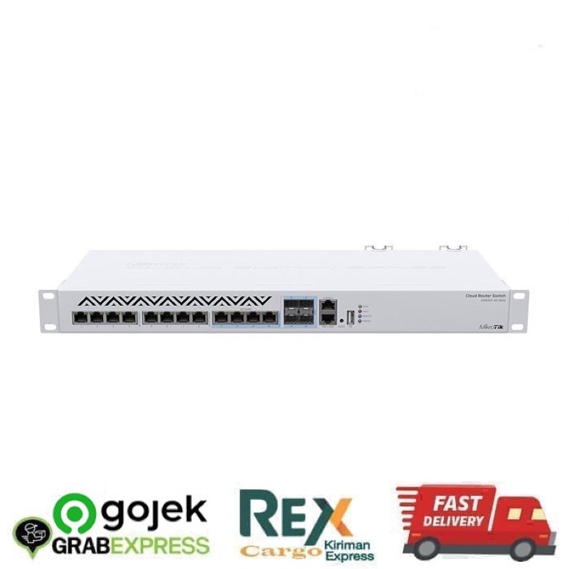 Mikrotik CRS312-4C+8XG-RM 2 PORT RJ45 10G + 4 COMBO SFP+ SWITCH