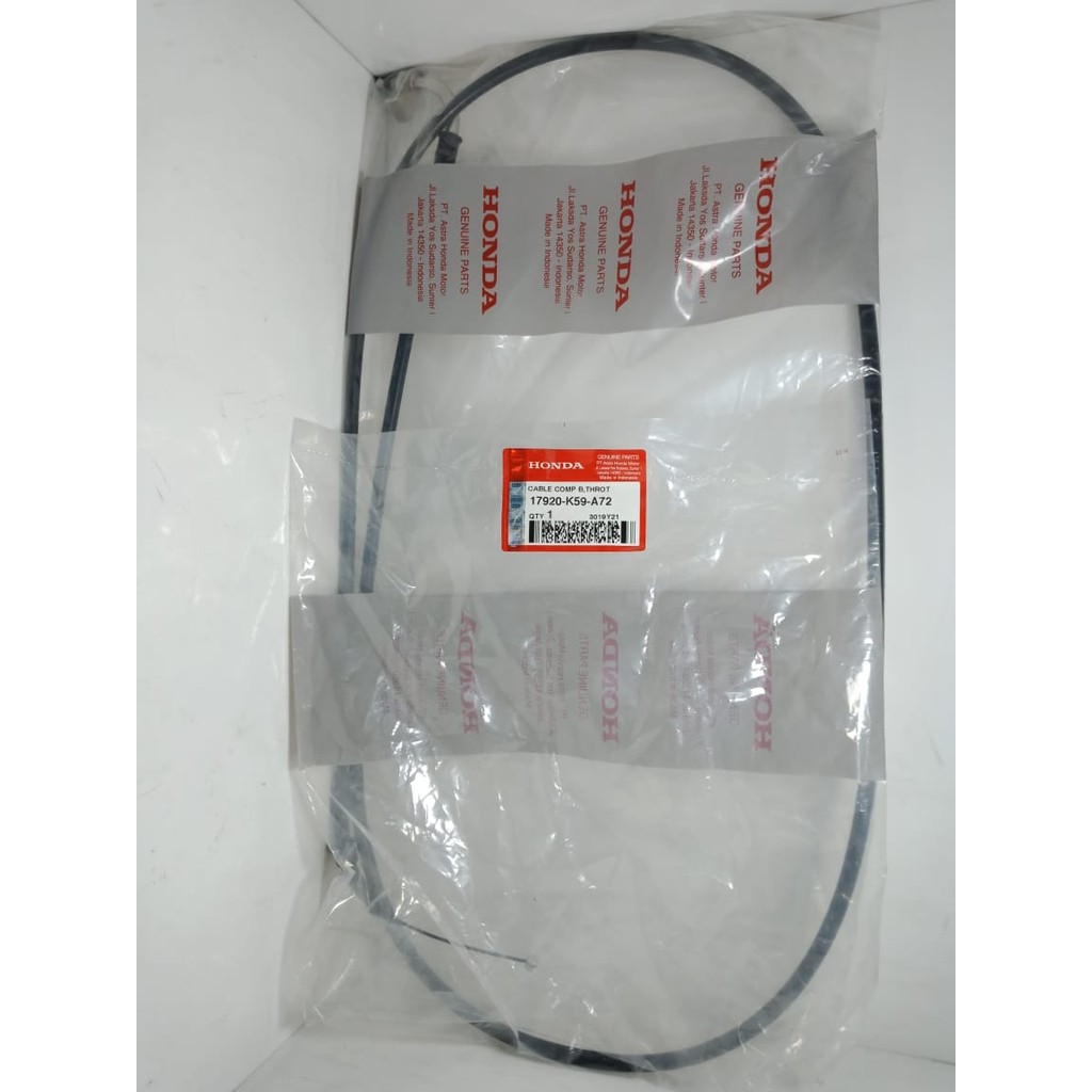 KABEL GAS VARIO 150 NEW 2018 ORIGINAL AHM 17920-K59-A72