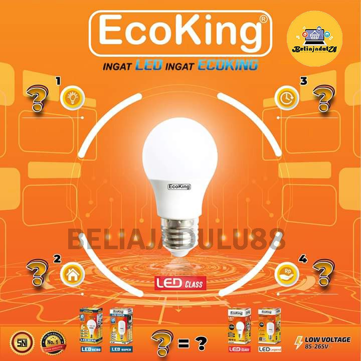 Beliajadulu88 lampu bulb led  lampu led clasik 3w, 5w , 7w , 9w, 11w ,14w ,16w , 18w ecoking