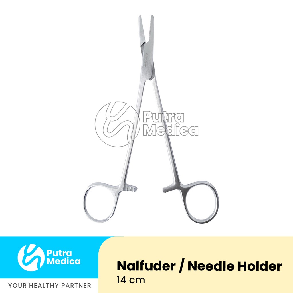 Nalfuder 14cm / Needle Holder / Mayo Hegar Handle / Instrumen Medis