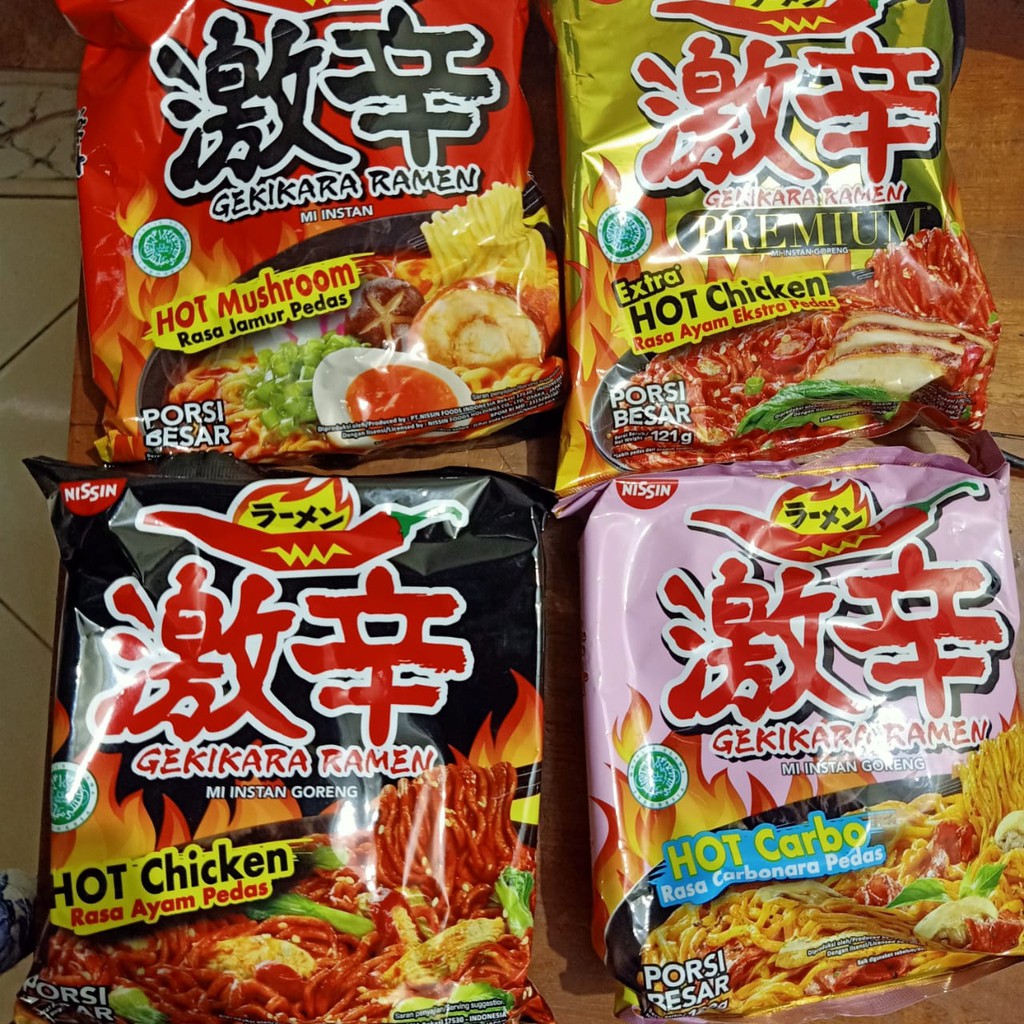 Nissin Gekikara Ramen Porsi Besar 120 Gram Shopee Indonesia