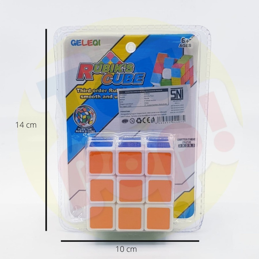 Mainan Edukasi Rubic Rubik's Cube 3 x 3