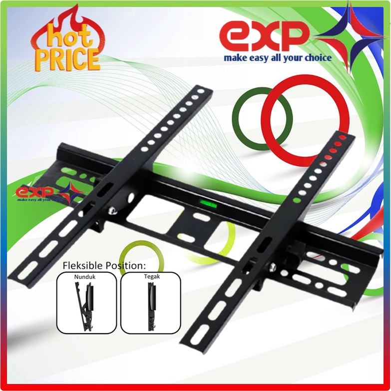 Garansi COCOK!! Bracket TV CHANGHONG 42&quot; s/d 55&quot; Waterpas adjustable position