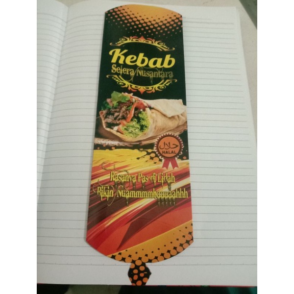 

dus kebab selera Nusantara full color