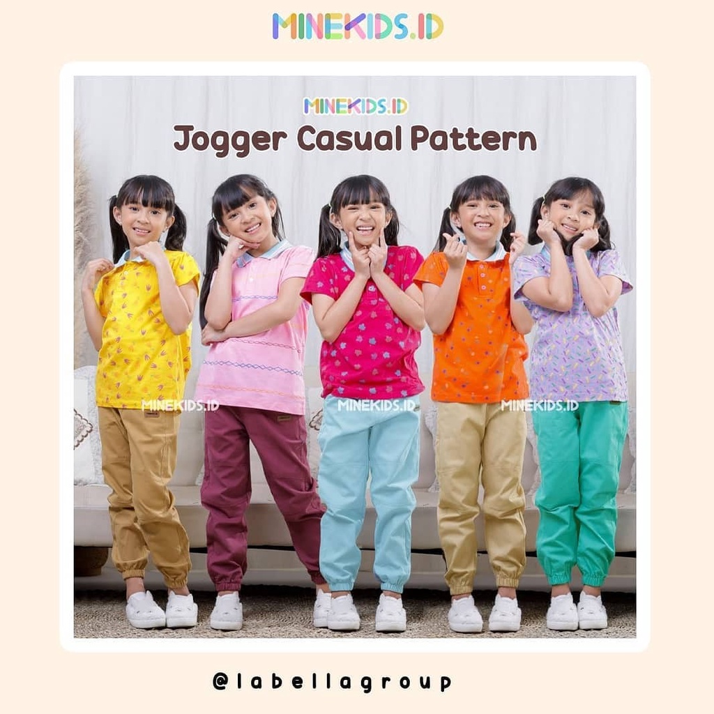 SETELAN ANAK UNISEX JOGER PANTS FULLPRINT USIA 2-10 TAHUN