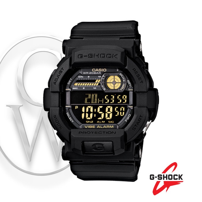 Jam Tangan CASIO G-SHOCK GD-350-1B / GSHOCK GD 350 1B Pria ORIGINAL