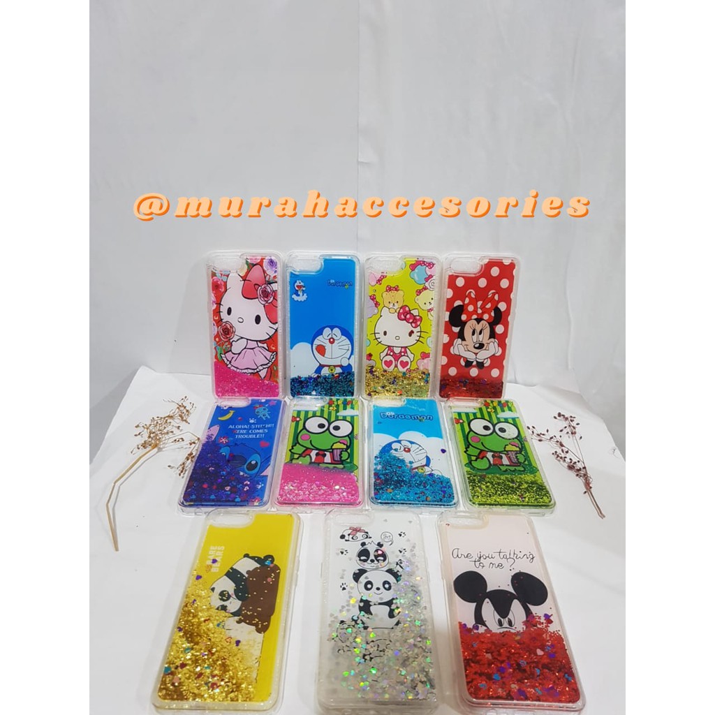 CASE GLITER KARAKTER OPPO A52020 A5S F9