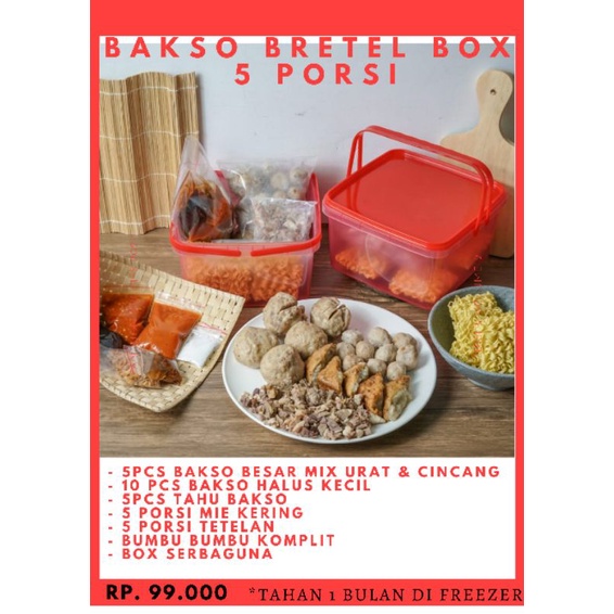 

Bakso Bretel Box 5 porsi Frozen