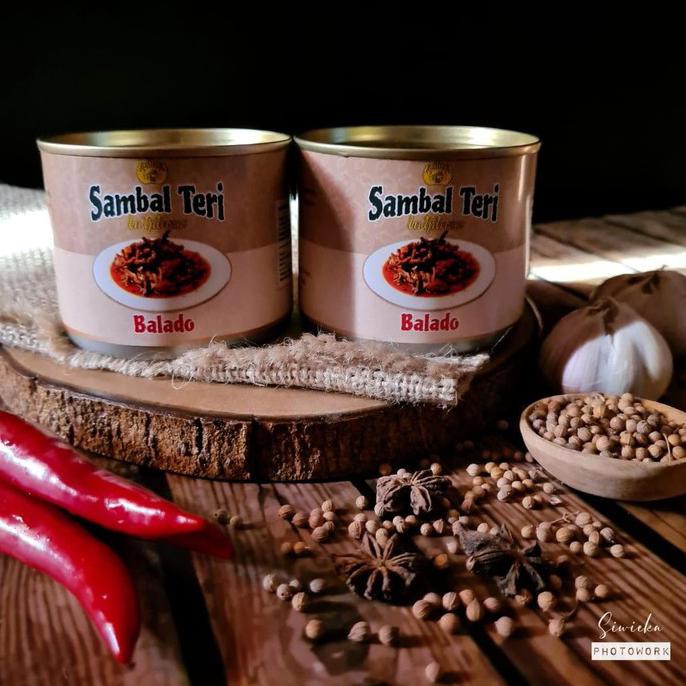

Sambal Sambel Teri Pedas Balado 200gr By Gudeg Kaleng Bu Tjitro - Teri Balado