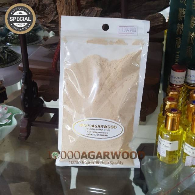 

Bubuk Cendana Kupang alami 50 gr sandalwood powder 10000agarwood