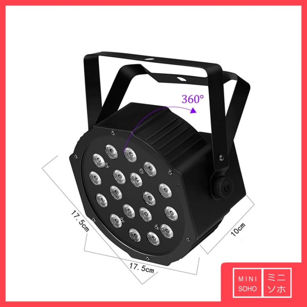 Lampu Sorot Panggung Disco 54 x 3W / 18 x 3W LED PAR RGB RGBW Spotlight Hias