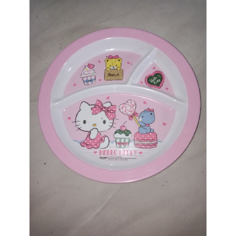 Piring Baby Bulat 8,5 Inch HELLO KITTY HARGS per - pcs