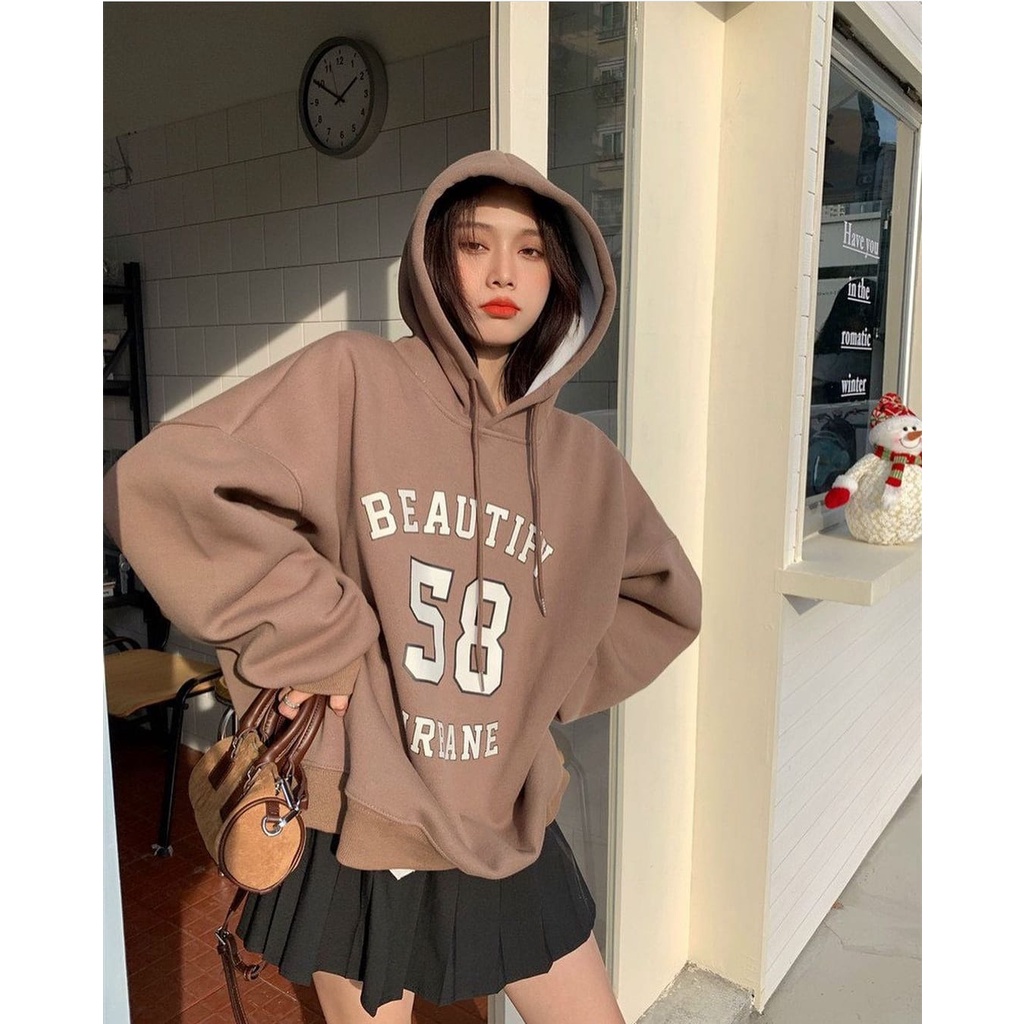 XXL HOODIE BEAUTIFY URABNE SWEATER OVERSIZE - SWEATER HOODIE WANITA OVERSIZE