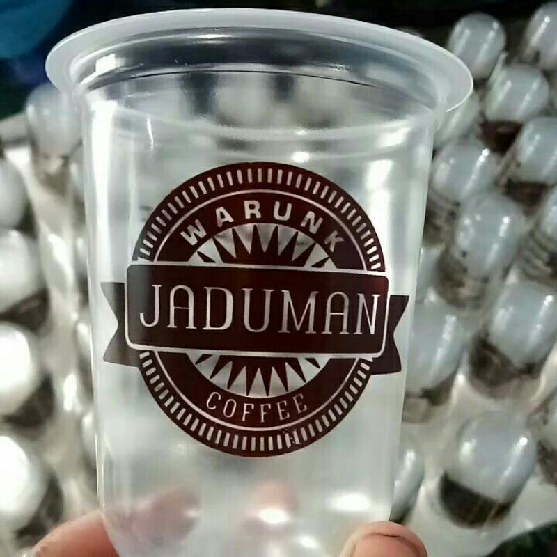 Cup Sablon Murah HOKAKU 14oz oval Min.Order 200 pcs