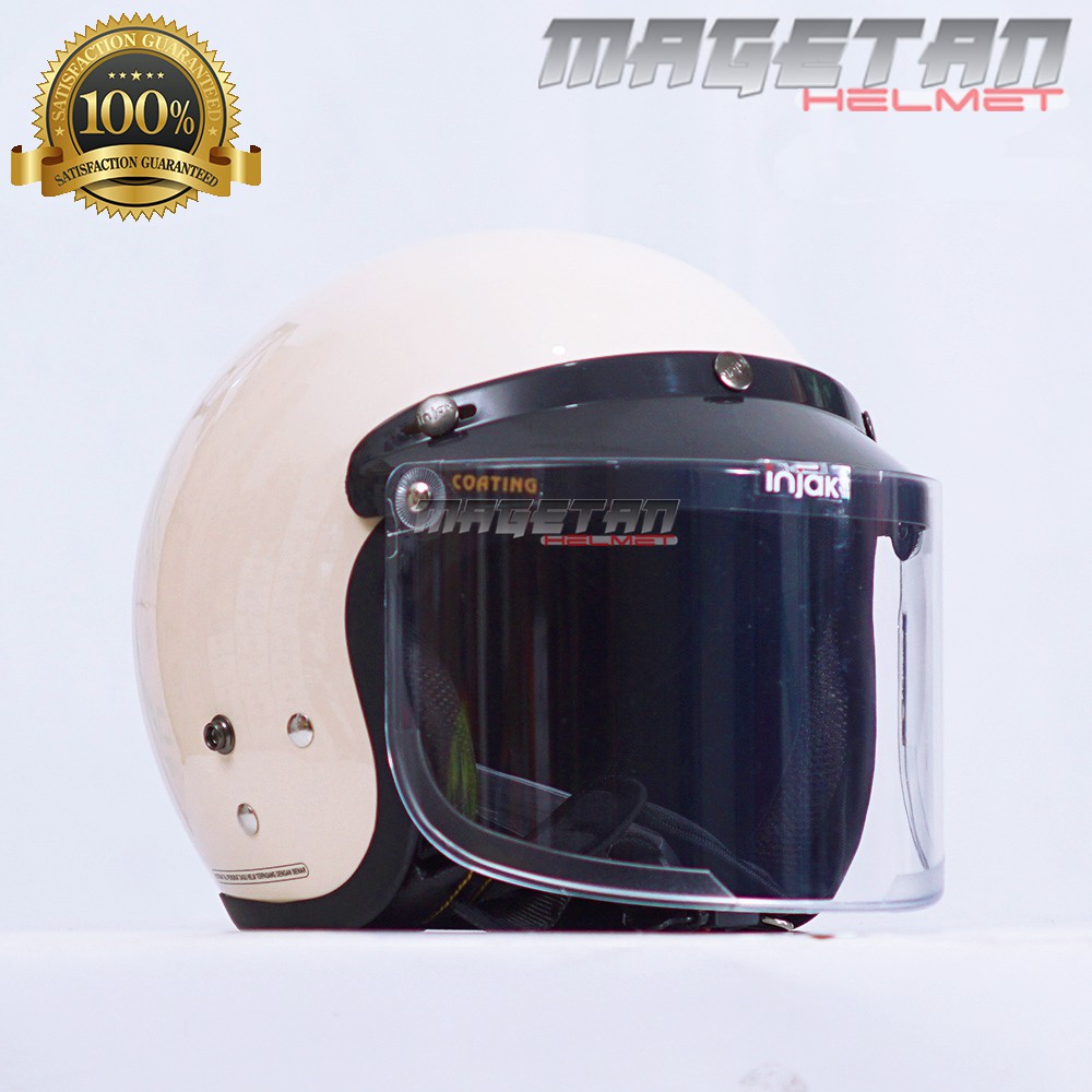 HELM BOGO DEWASA KACA DATAR INJAK_HELM RETRO KACA FLAT INJAK_KACA INJAK_KACA RETRO_KACA HELM BOGO DA