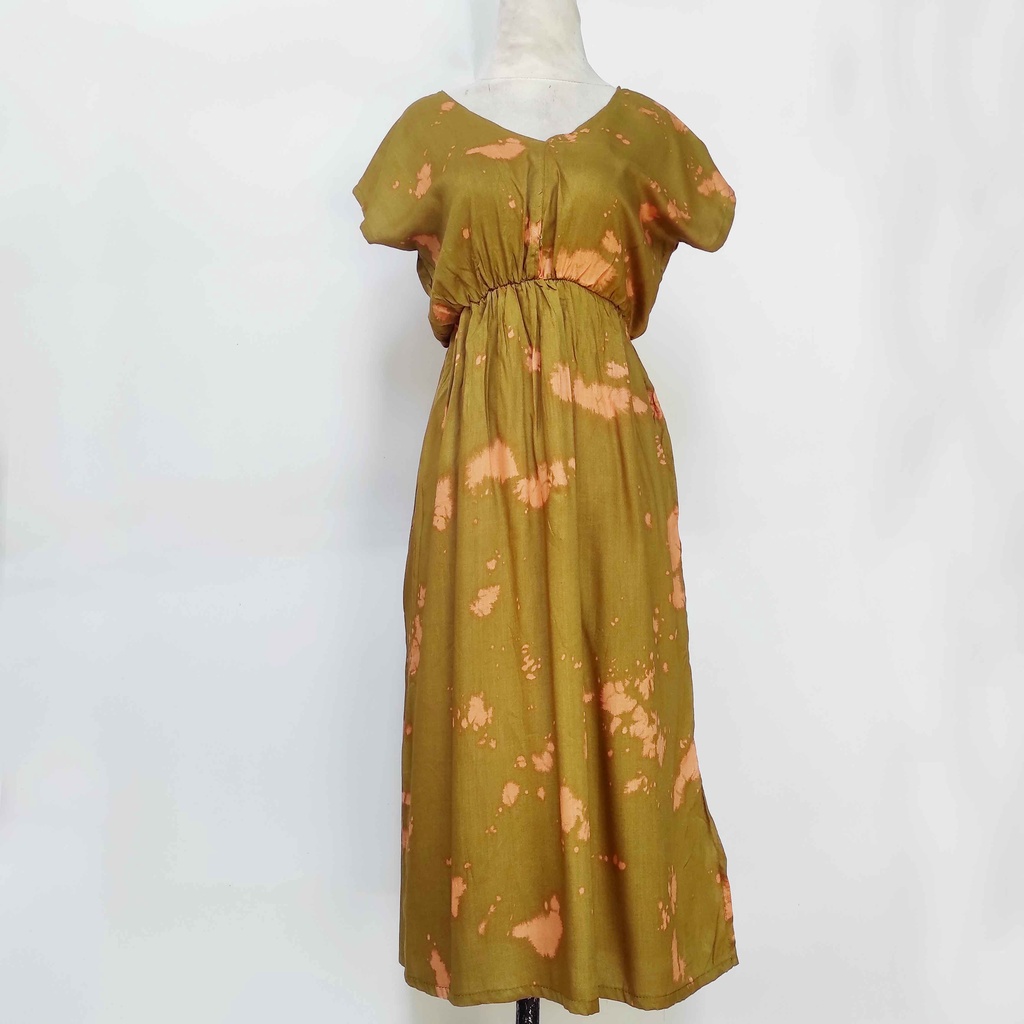 Daster Manohara Bali Bercak Cantika-Bercak Olive Ten
