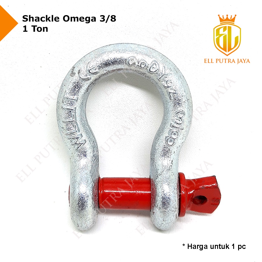 Shackle Omega 3/8 Kapasitas 1 ton