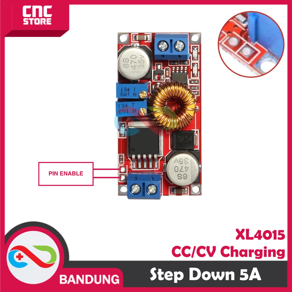 XL4015 5A DC-DC CC CV STEP DOWN LITHIUM CHARGER POWER SUPPLY