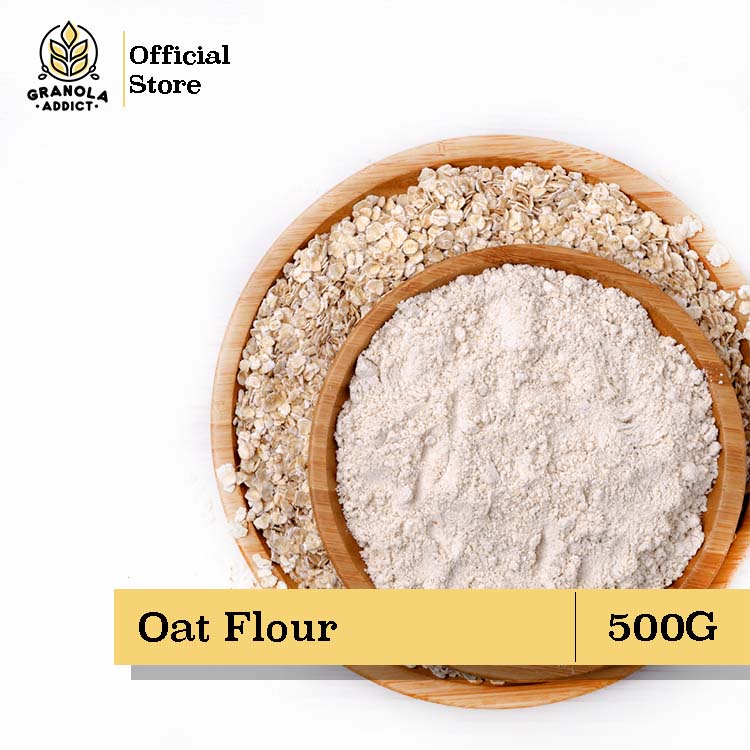 

Granola Addict - Oat Flour / Tepung Gandum 500G