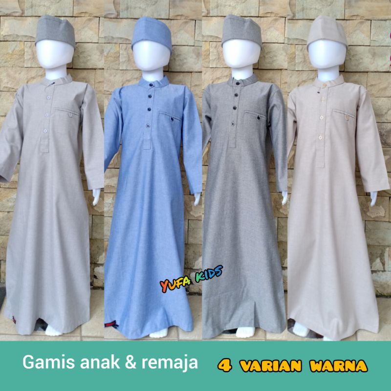 GAMIS ASWAN ANAK / GAMIS ANAK LAKI LAKI / JUBAH ANAK LAKI LAKI / BAJU MISLIM ANAK LAKI LAKI