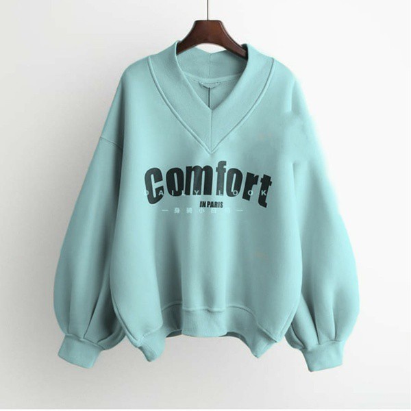 SWEATER WANITA - COMFORT SWEATER VNECK - SWEATER WANITA TERBARU