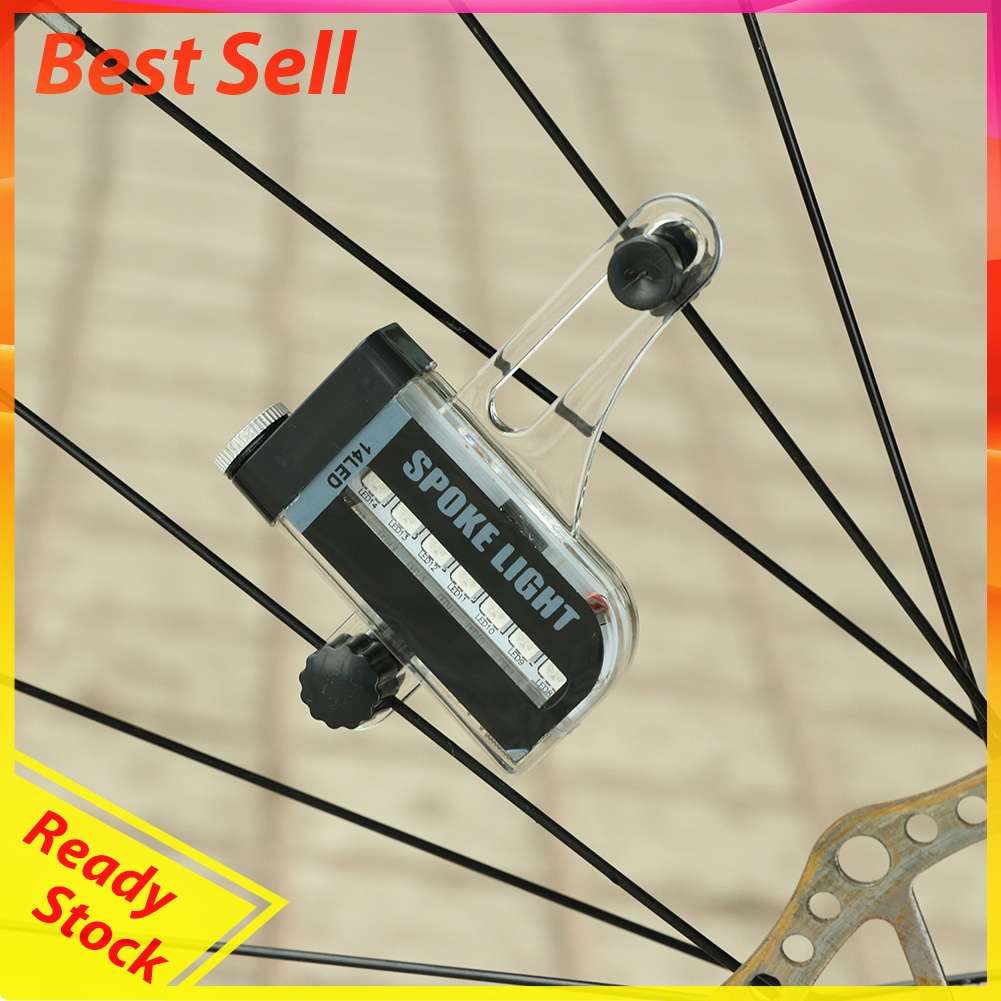 2pcs Waterproof Bicycle Spoke Light LED Mountain Bike Wheel Warning Lamp