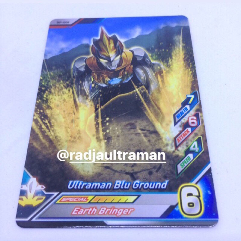 Promotion Card Ultraman R/B BP009 Ultraman Blu Ground Original
