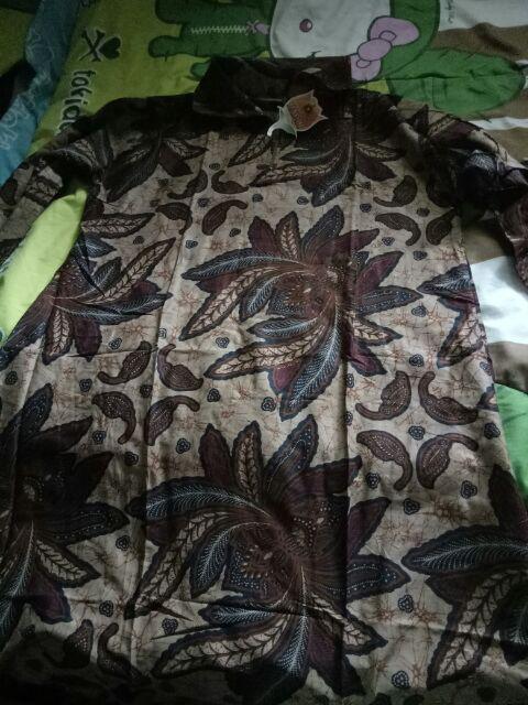 Xxl Motif Lengkap Tunic Latansa Genes Tunik Batik  Batik Kerja Seragam Batik Kantor Muslim